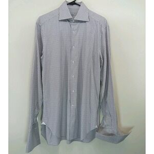 Daniel‎ Dolce Mens Cotton Dress Shirt Large, 16.5/41 • French Cuff Made in Italy